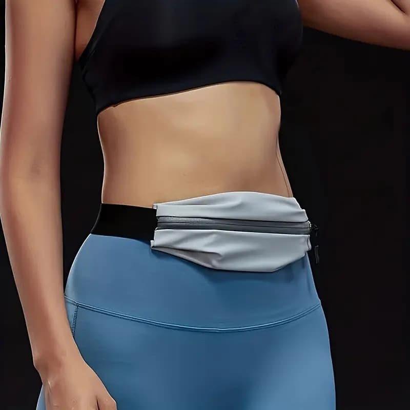 Running-specific waist pack, outdoor gear, sports waist pack, waterproof, invisible, ultra-thin, mini waist belt bag.