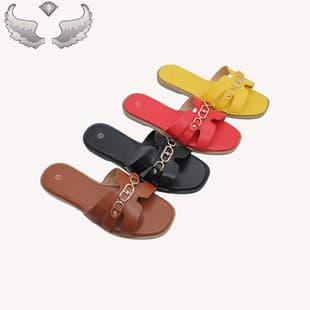Guyana Cross-Border Direct Sales Flat Women's Slippers Fashion Craft Shoes Fashion Ladies Slippers