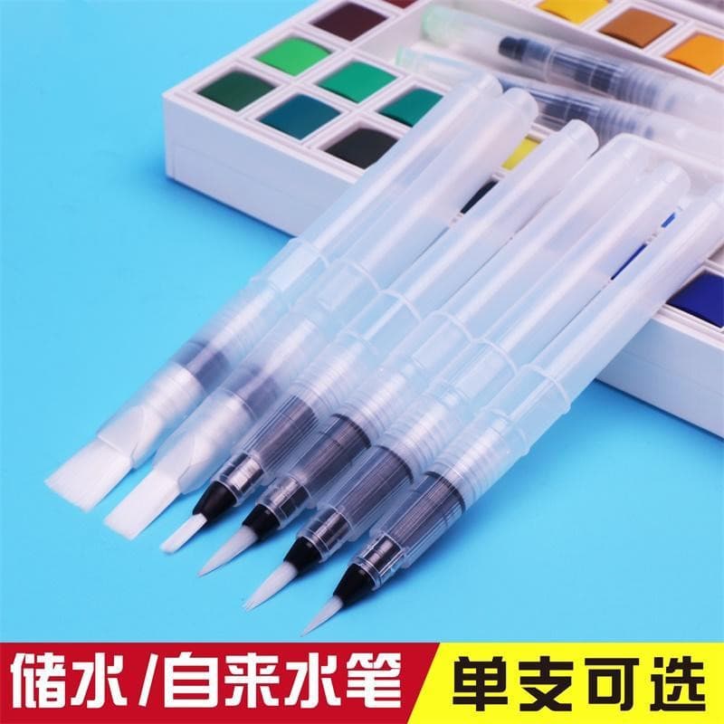 Water brush pen sets solid watercolor pigment brushes beginner hand-painting brush pens soft-tip water storage brushes