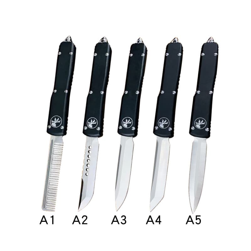 Microtech UT85 Cross-border Outdoor Folding Knife 3300 Pocket Folding Knife Tool Aviation Aluminum Handle