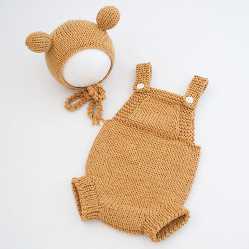 Newborn Baby Photography Outfit New Style Full Moon 100 Days Photo Studio Costume Animal Theme Knitwear