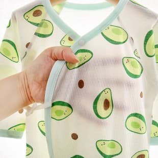 Newborn Baby Onesie Summer Long-Sleeve Air Conditioning Wear Boys Girls Breathable Romper Summer Thin Drop Shipping