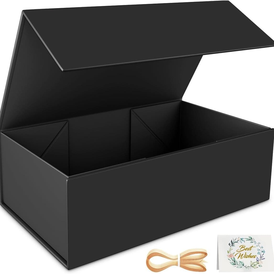 Shenzhen Manufacturer Custom Lid and Base Gift Box Small Batch Square Wallet Box High-End Men's Belt Packaging Box Customization