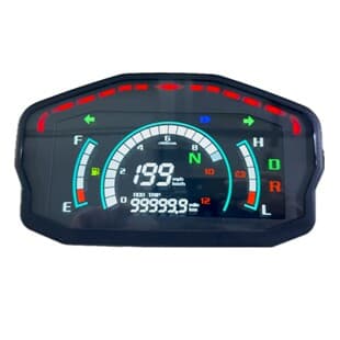 South America Hot Selling Motorcycle Color LCD Screen High-Definition Digital Odometer Multifunctional Modified Universal