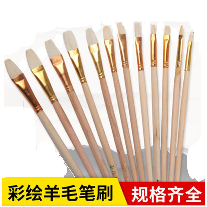 Wholesale painting brushes wool brush soft tip S pen ceramic gold tracing watercolor oil painting brush paint brush