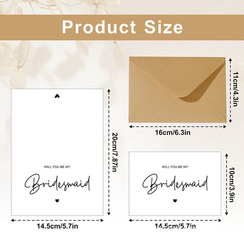 Will You Be My Bridesmaid Card