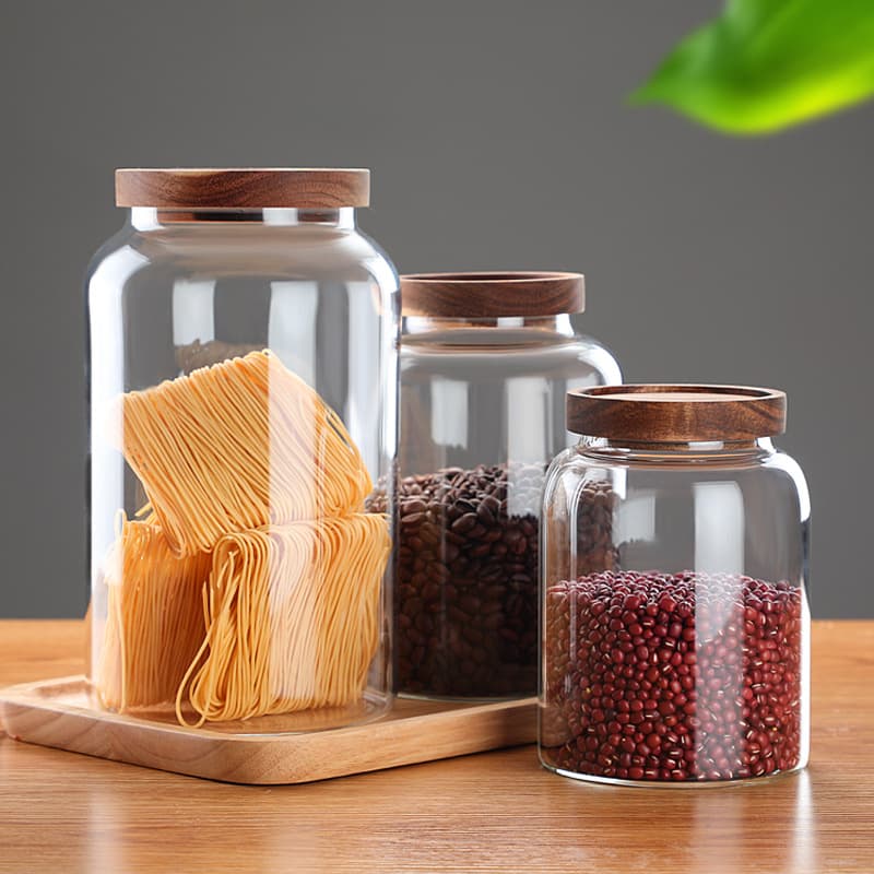 Large-capacity tangerine peel storage tank, sealed storage, glass bottle for tea and medicinal materials, food-grade special storage and storage
