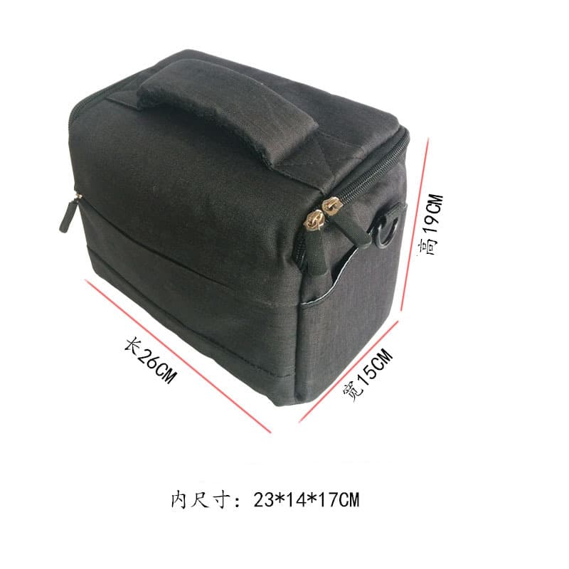 Cross-border unisex digital SLR camera shoulder bag, waterproof and shockproof mirrorless camera bag, in stock, inner liner, dropshipping available, portable.