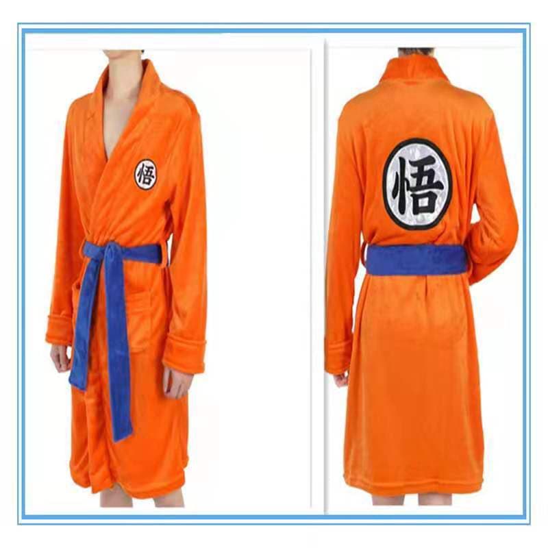 Spot Flannel Sun Wukong Cospiay Amazon Wish Hot-Selling Nightgown Home Clothes Wukong Bathrobe Pajamas