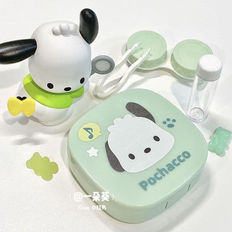 Cute Sanrio, Pacha, My Melody contact lens case, small and simple design
