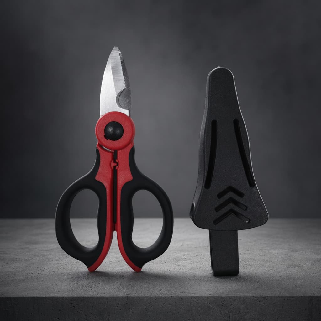 Wire cutters suitable for electricians cutting wires and anglers cutting fishing lines, ideal for cross-border European electricians