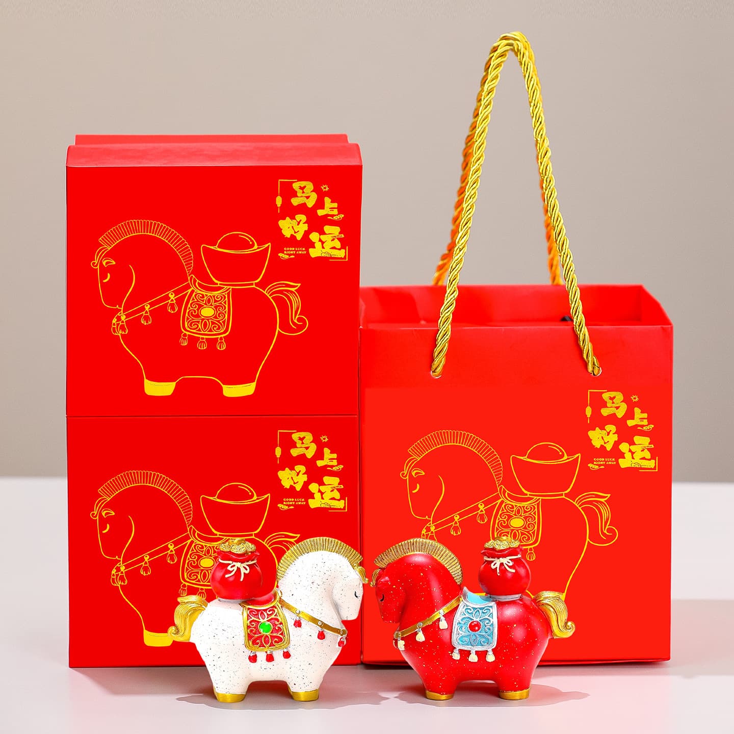 Zodiac National Trend Horse Gift Set, Souvenir for Year of the Horse, Practical Small Gifts, New Event Planning Decorative Horse