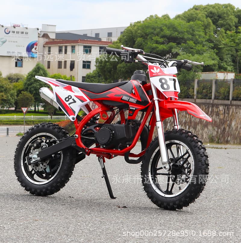 49CC Kids Off-Road Motorcycle KM Two-Wheel Mountain Bike Small Sand Bike Cross-Border Hot Selling Kids Dirt Bike