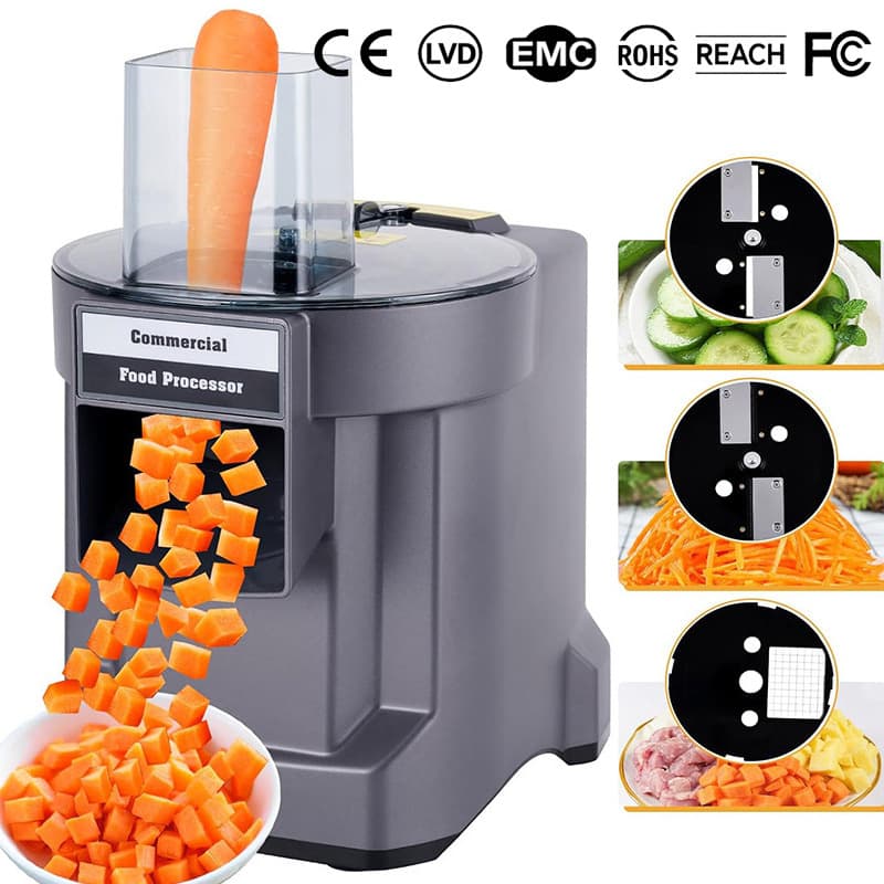 Vegetable slicer multi-function cutting, shredding, and slicing