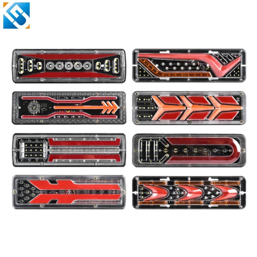Cross-border Trade Exclusive Car LED Tail Light 12V24V Strobe Light Agricultural Vehicle Tricycle Truck Warning Light