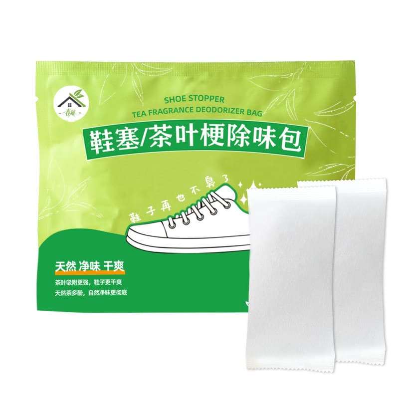 Spring breeze natural tea stalk deodorizer for shoe cabinets, shoe odor freshener packs, household indoor odor removal for shoes.