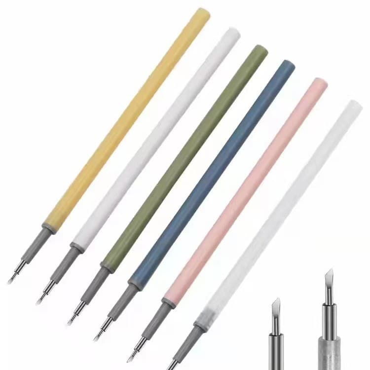 Press the engraving knife/pencil cutter core. Morandi craft knife, paper cutter, journal stickers, stationery. Press the pencil cutter core.