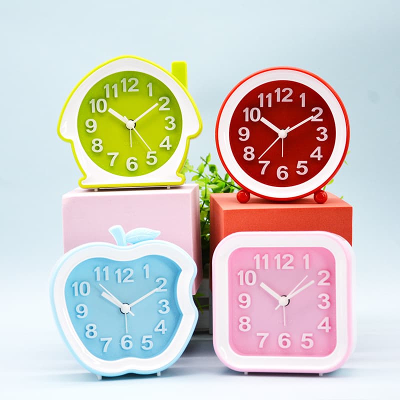 Wholesale Alarm Clock Quartz Clock Simple Student Dormitory Sweep Silent Digital Clear Alarm Clock Electronic Clock