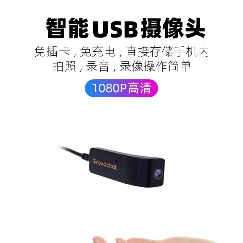 New 1080p HD Smart Glasses Camera for Video Conferencing and Live Streaming