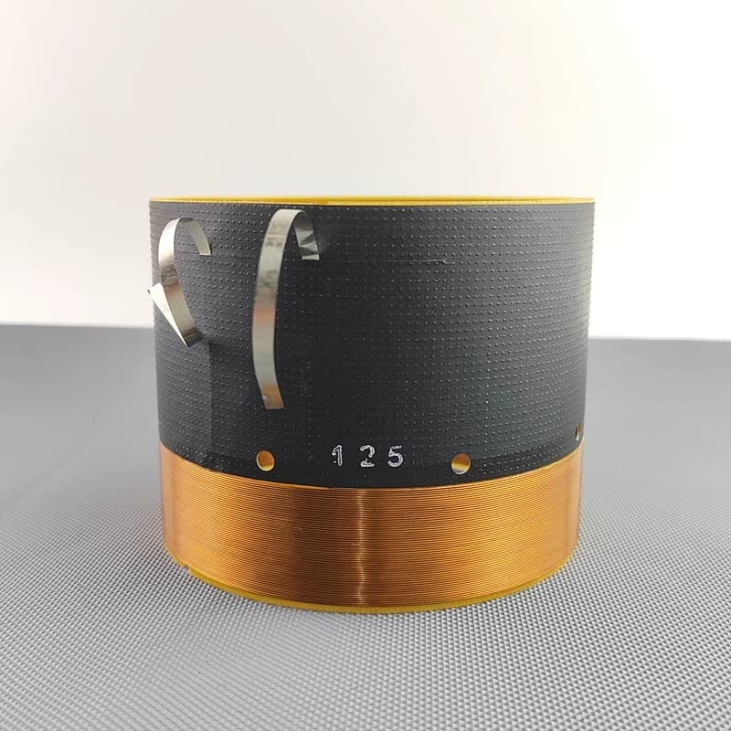 125-core bass speaker voice coil 100 height inner and outer winding high power voice coil 125mm bass coil pure aluminum round wire