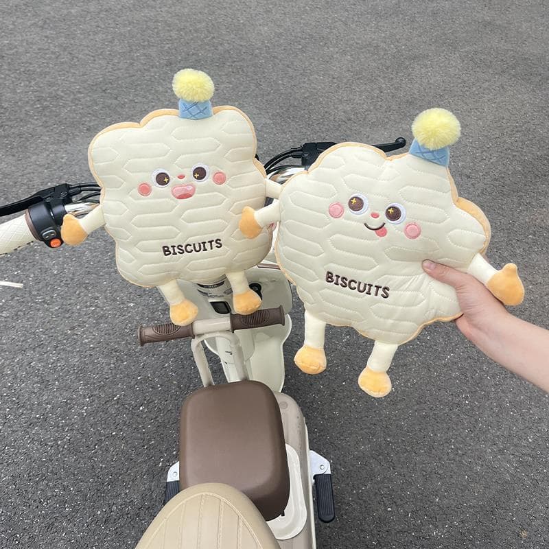 Universal Electric Vehicle Child Head Protection Cushion Seat Headrest, Cartoon Thickened Anti-Collision Head Guard for Babies