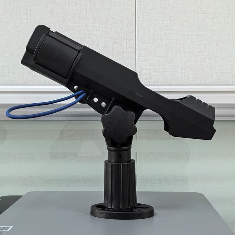 Cross-border with anti-lost safety rope, orbital fishing rod holder, 360-degree adjustable fishing rod holder, kayak fishing rod