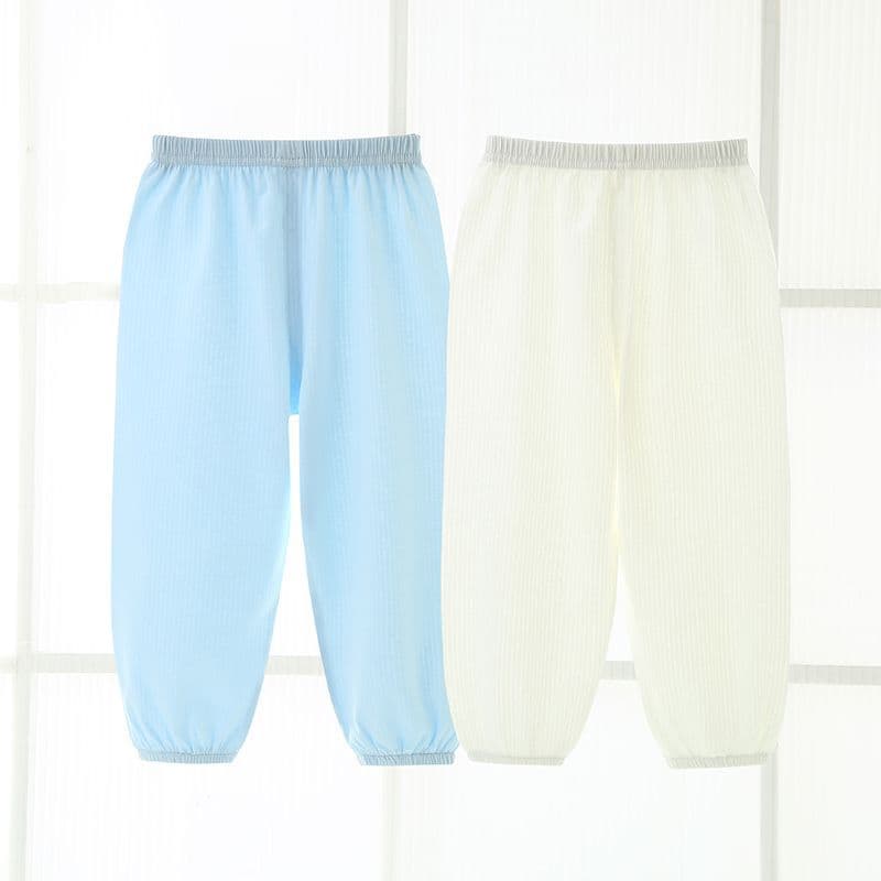 New children's anti-mosquito pants, summer bloomers for boys and girls, baby baby home pants, summer thin breathable trousers