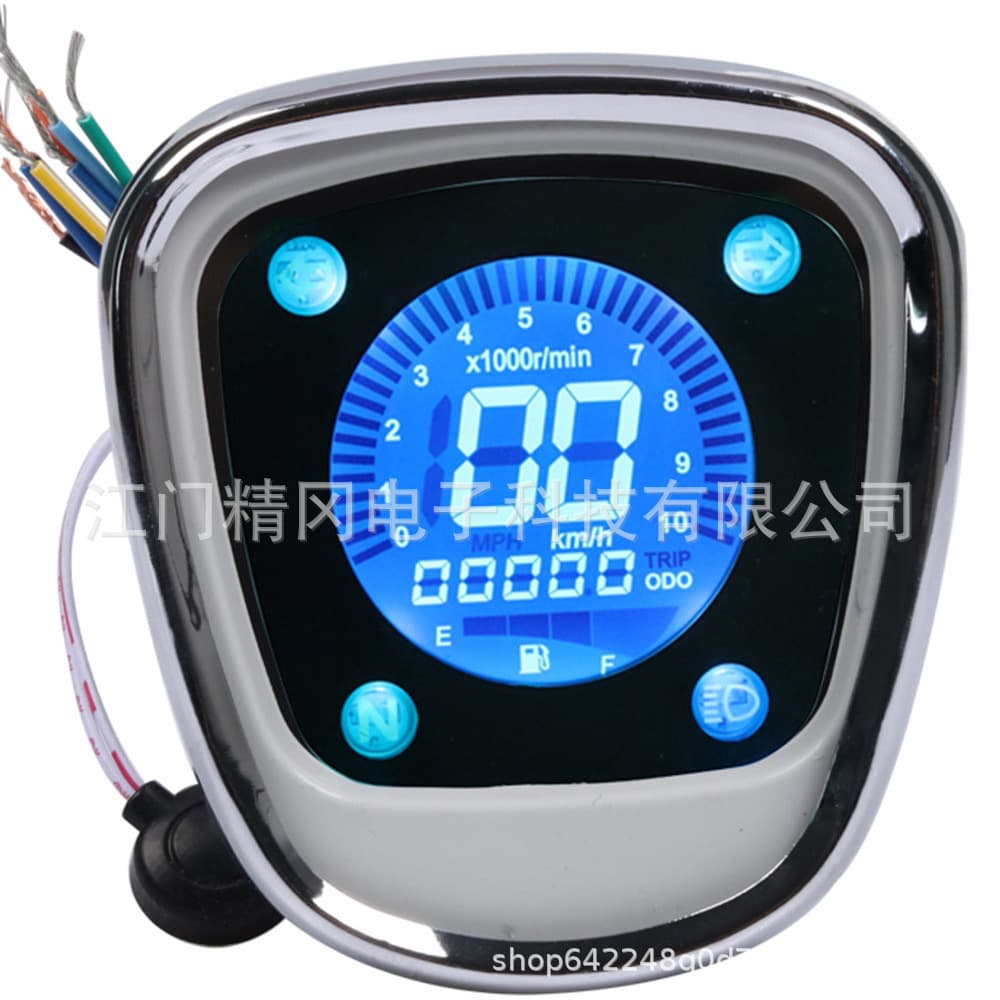 Motorcycle modification LCD digital meter C70 for specified models, 7-color switching