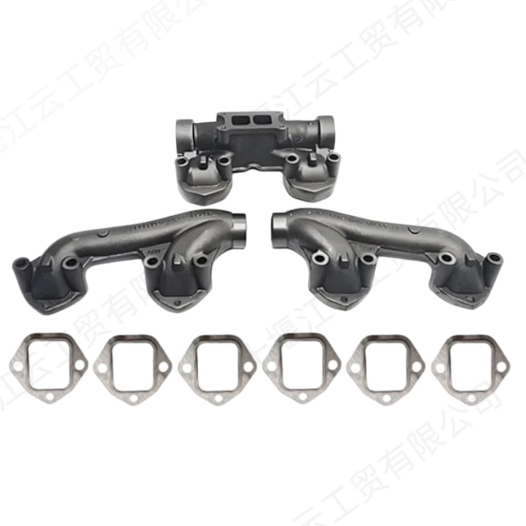 Suitable for Cummins NT855 spot exhaust manifold front section 3031186 middle section 3026051 rear section 3031187