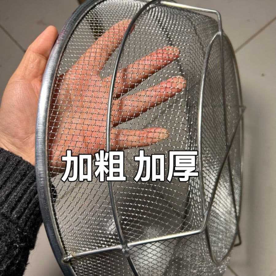 Reinforced Thickened Iron Sieve Set for Filtering Coal, Grain, Cereals, Home Use Corn, Wheat, Buckwheat Hulls, Slag Separation