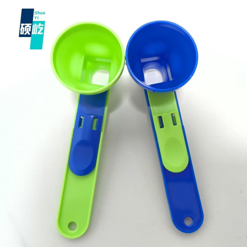 Cross-border New Mess Free Measuring Funnel Creative Protein Powder Sliding Spoon Coffee Leak-proof Scoop