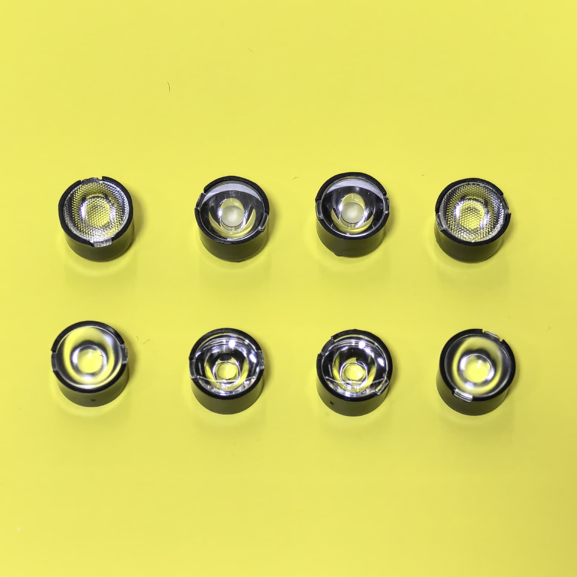 10.8mm Smooth Frosted Beaded LED Chip Positioning Column 4713 Infrared Security Surveillance 3535 Spotlight Lens