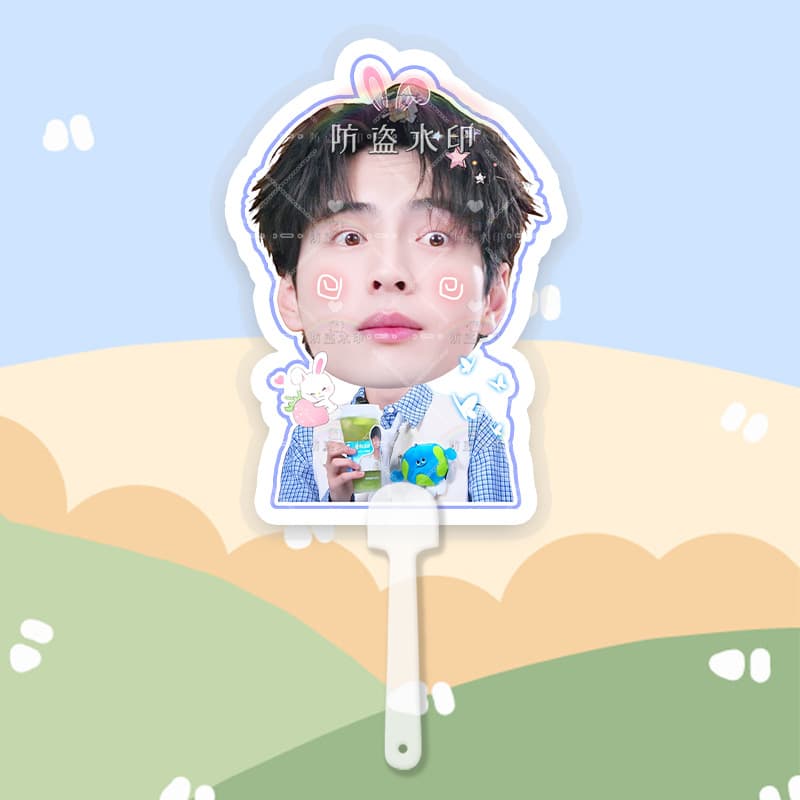 Puyixing Big Head Fan with Airport Pickup Sign and Concert Support Merchandise, TikTok Same Style