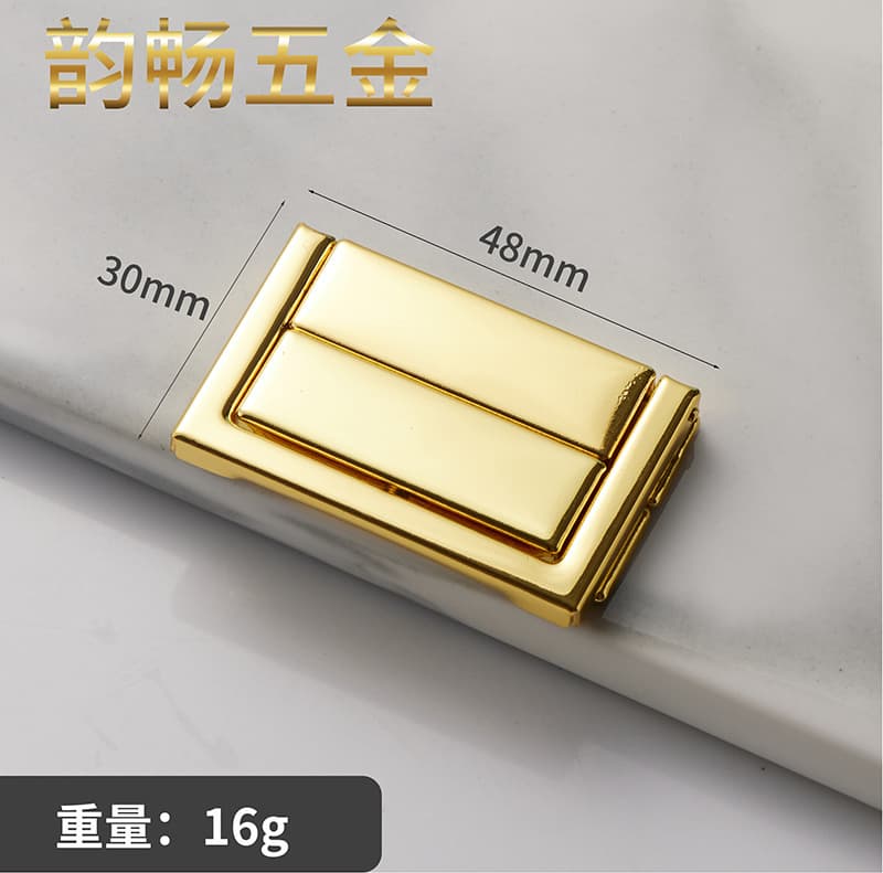 YunChang Si Fang Box Buckle, Iron Sheet Hanging Gold Sun Buckle Gift Box Wooden Box Hasps Lock Hook Alloy Round Lock Catch Chain