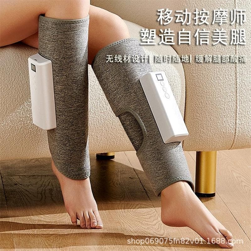 Calf Meridian Heat Therapy Massager with Air Pressure Vibration, Electric Heating, Kneading Leg Physiotherapy Massager, Knee Protection Therapy