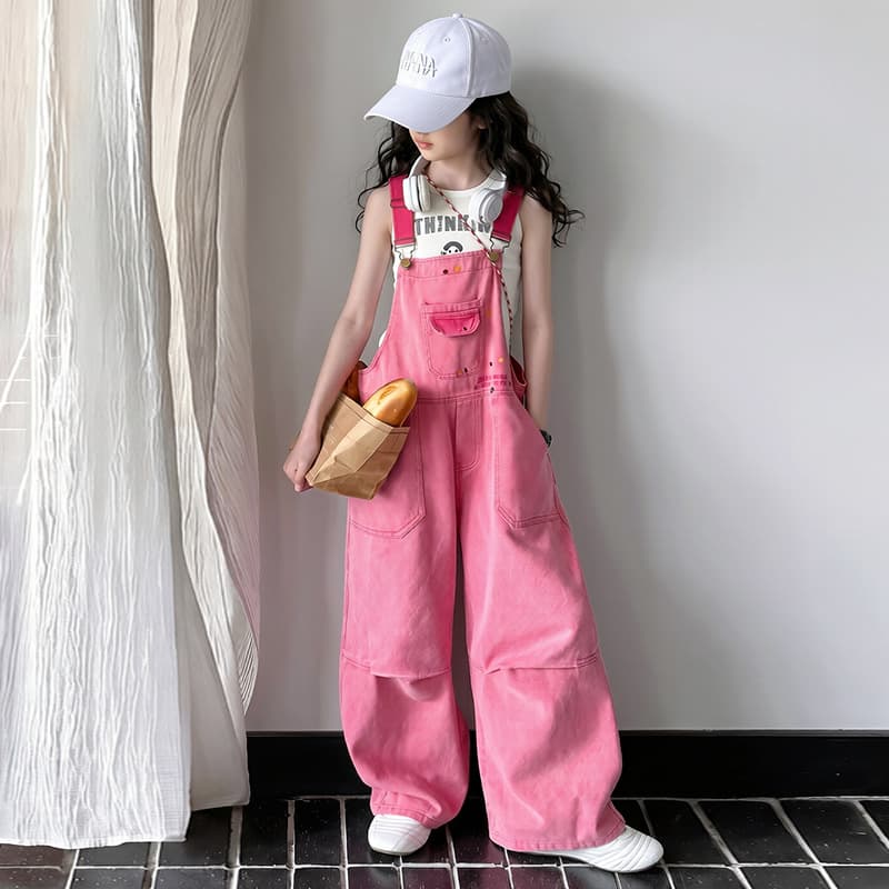 Girls' Summer 2026 New Style Thin Denim Jeans for Kids, Dopamine Outfit Trendy Pants for Older Girls