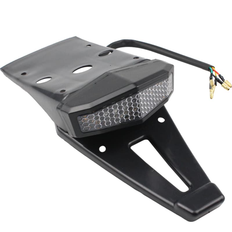 Off-Road Motorcycle Rear Fender Tail Light Turn Signal KTM License Plate Light Tail Light Harley Retro Brake Light Tail Light