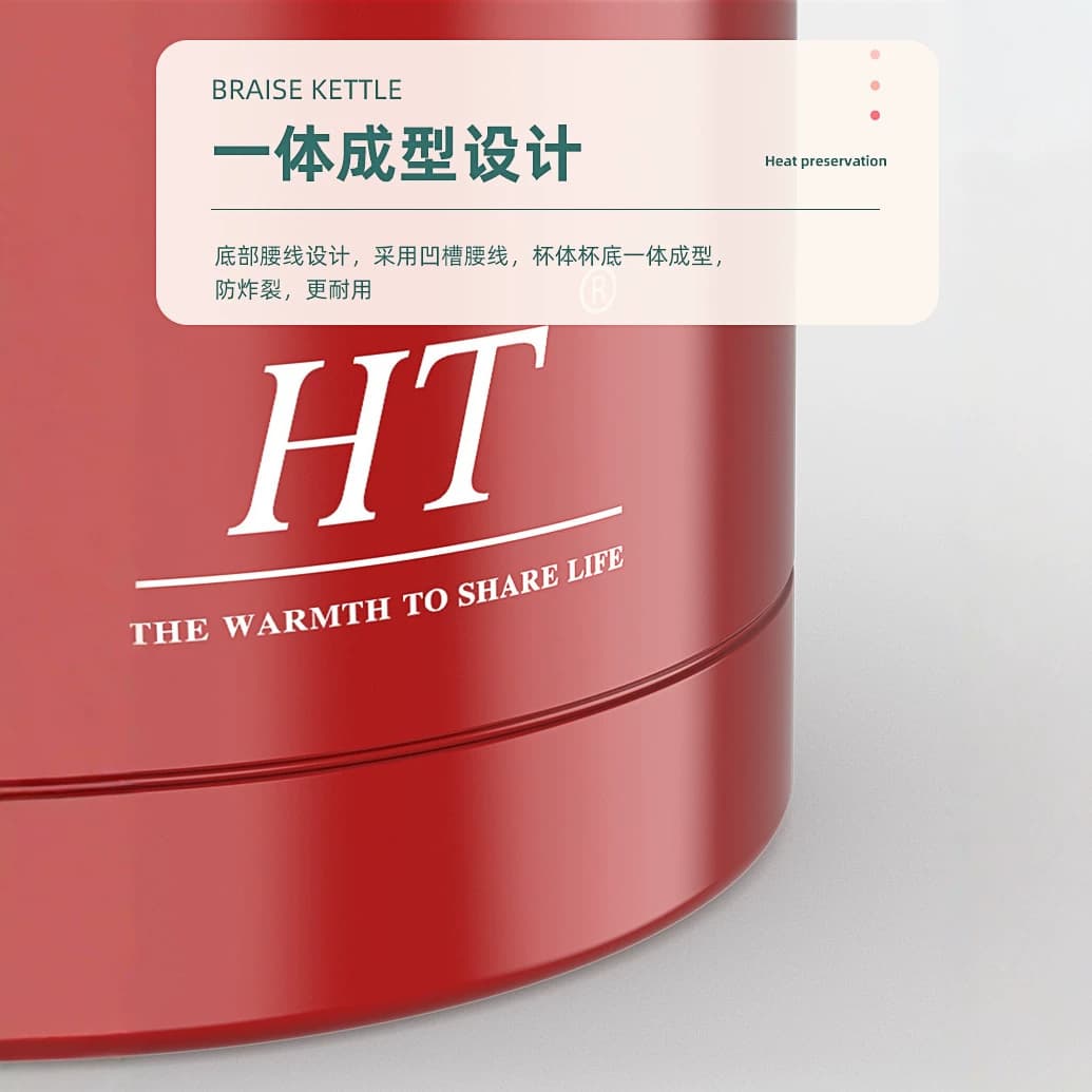 316 Stainless Steel Vacuum Insulated Thermal Food Jar for Porridge, Meals, and Eggs, Double-Layer Vacuum Insulation