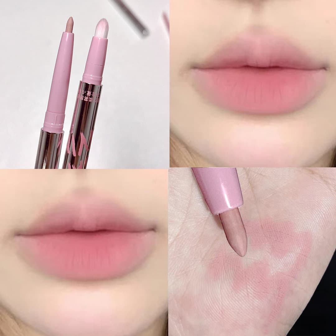 Cappuvini Natural Soft Matte Lip Liner Pencil Nude Shade Lip Contour Nude Lip Brush Plump Lip Women CP211