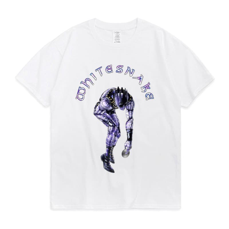 Cross-border JOJO's Bizarre Adventure Anime Merchandise Printed Summer Unisex Casual Round Neck Short Sleeve T-Shirt for Export
