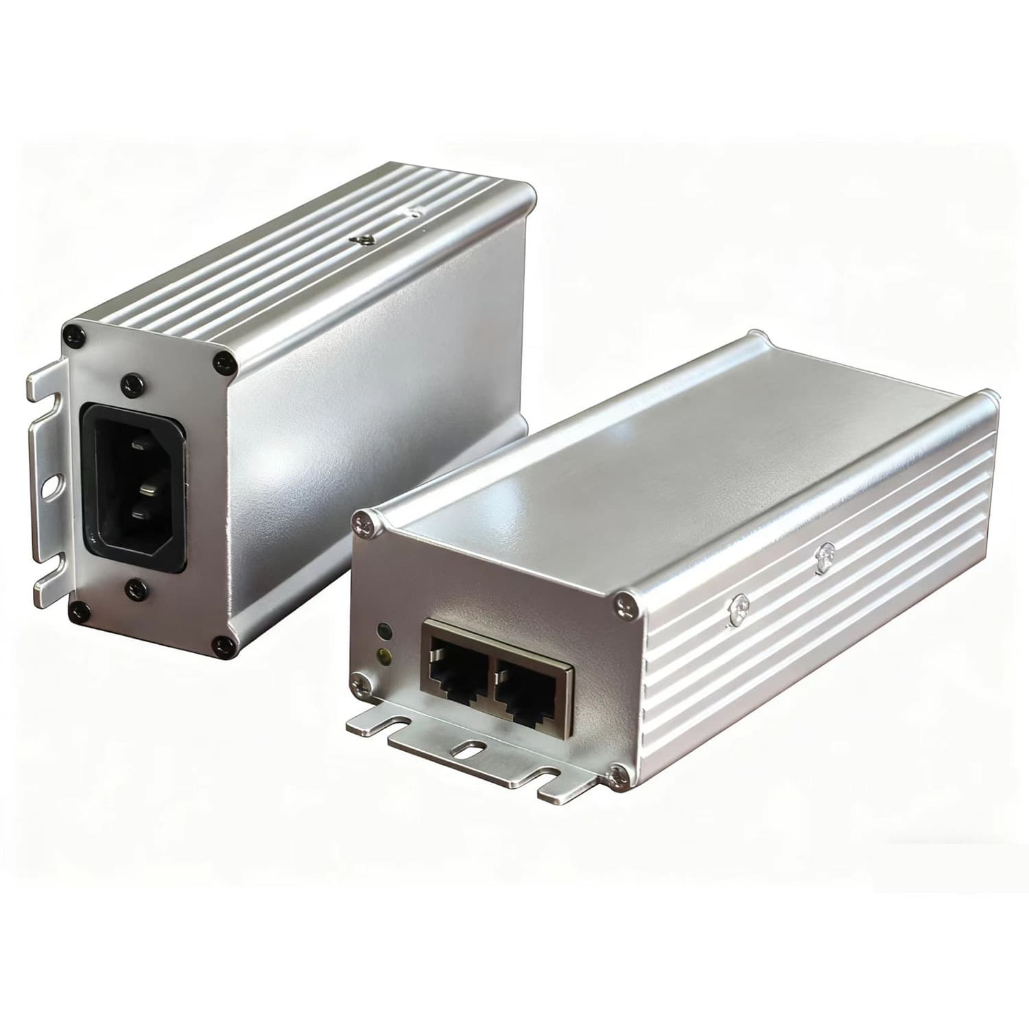 2.5G PoE Industrial Injector, 30/60/90W, AC110-240V, 55V PoE