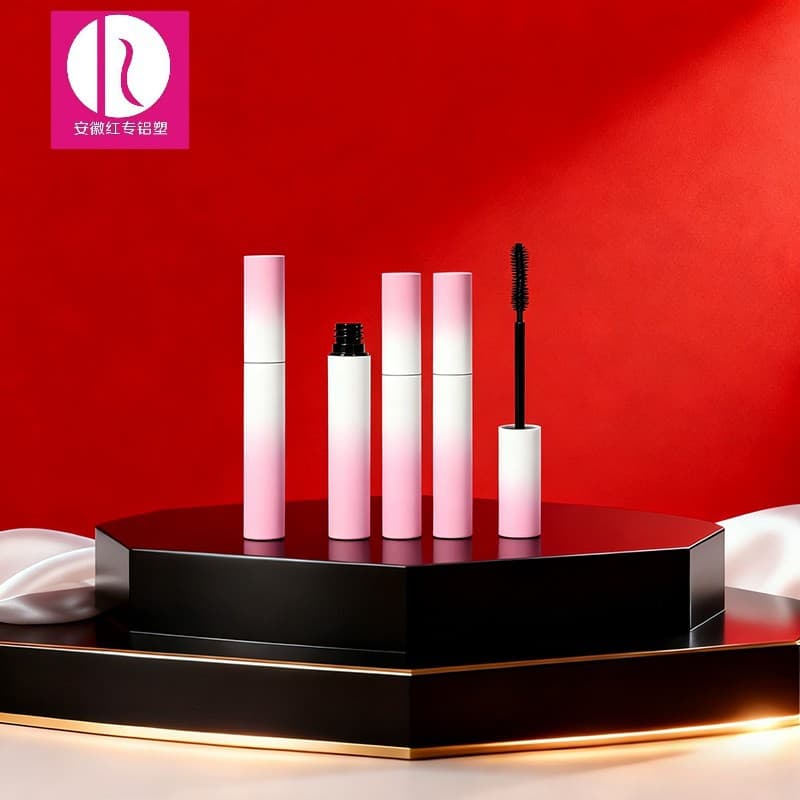 High-end aluminum essence glue bottle metal growth liquid empty bottle makeup packaging material mascara empty tube customization