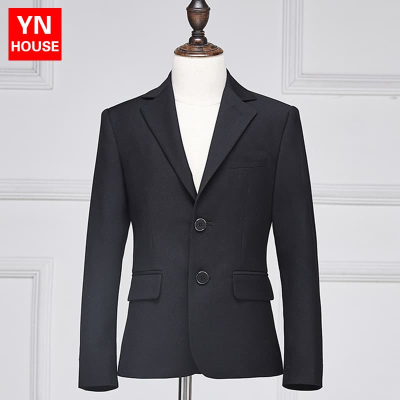 Children's Suit Set Boy Tuxedo Host Handsome Performance Outfit Boy Flower Boy Little Suit British Style