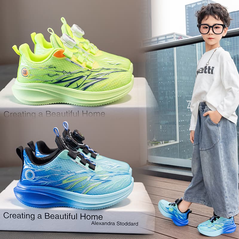 Children's Sneakers Boys Running Shoes Spring Autumn New Fashion Boys Basketball Shoes Lightweight Soft Sole Casual Kids Shoes