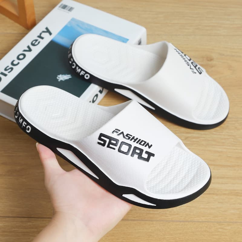 2025 New Sports Beach Slippers for Men and Women, Home Soft Sole Anti-Odor Bathroom Indoor Outdoor Trendy Korean Style