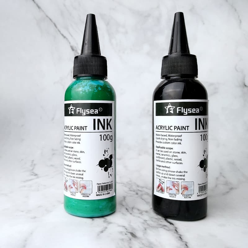 Acrylic Marker Refill Water 100ml Bottle Acrylic Refill Ink Self-Filling Valve Type Marker Ink
