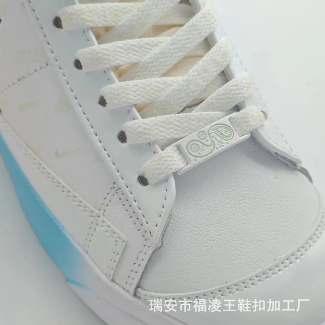 Cashew Flower Metal Trendy Shoelace Buckle Universal Fit for Sneakers Casual Shoes Air Force NK