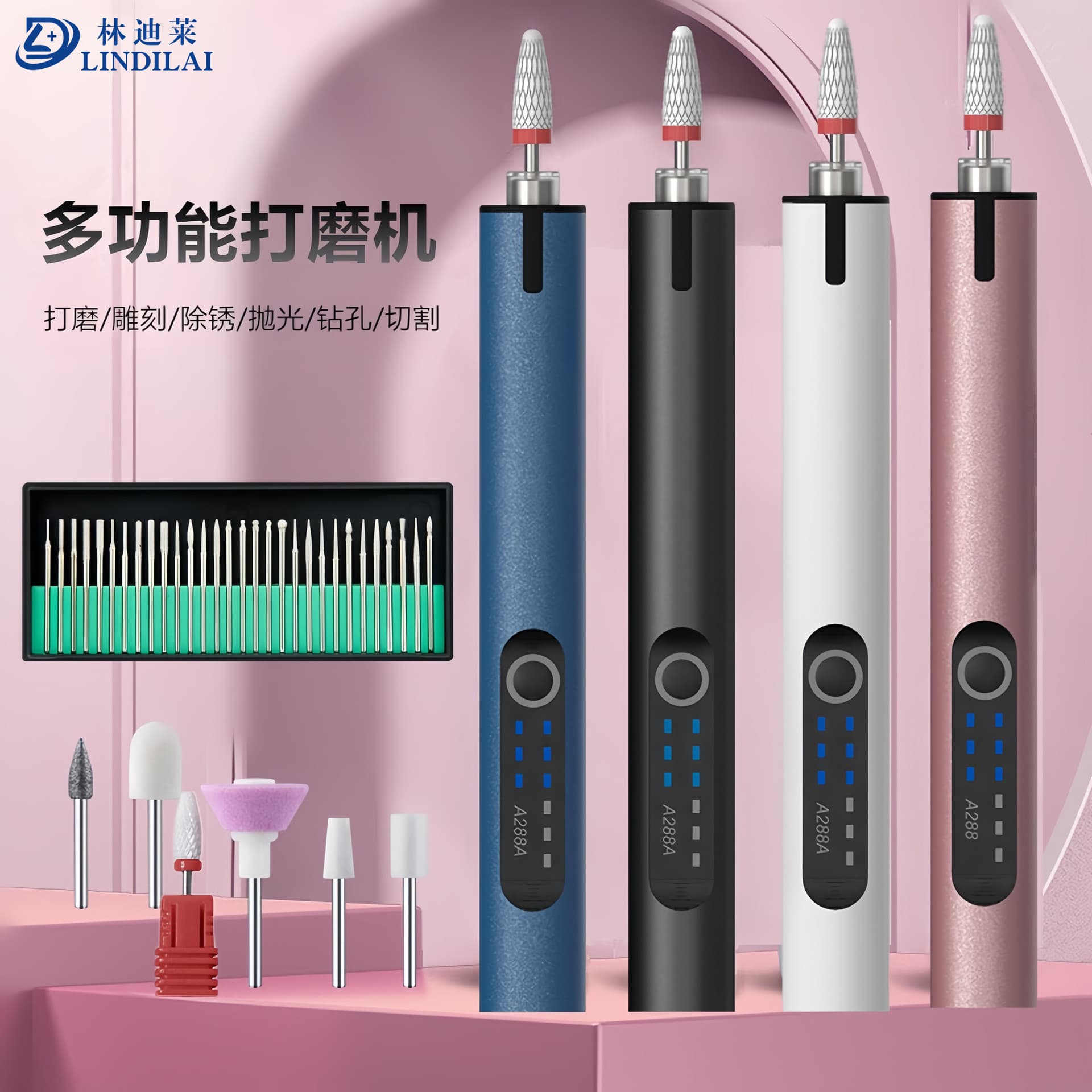 Multifunctional Electric Grinder Mini Rotary Tool for Jade, Crafts, Engraving, Nail Removal, Polishing, and Straight Grinding