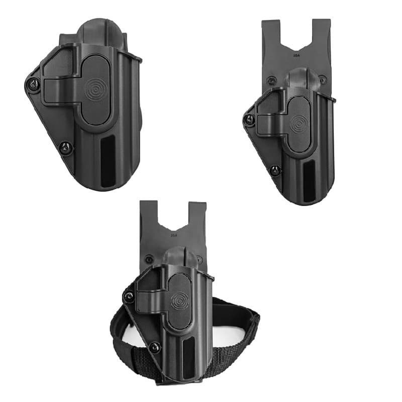 Plastic Steel Glock 17/22/31/19/23/32 Holster Chest Rig Waist Carry G34 Tactical Quick Draw Holster Factory
