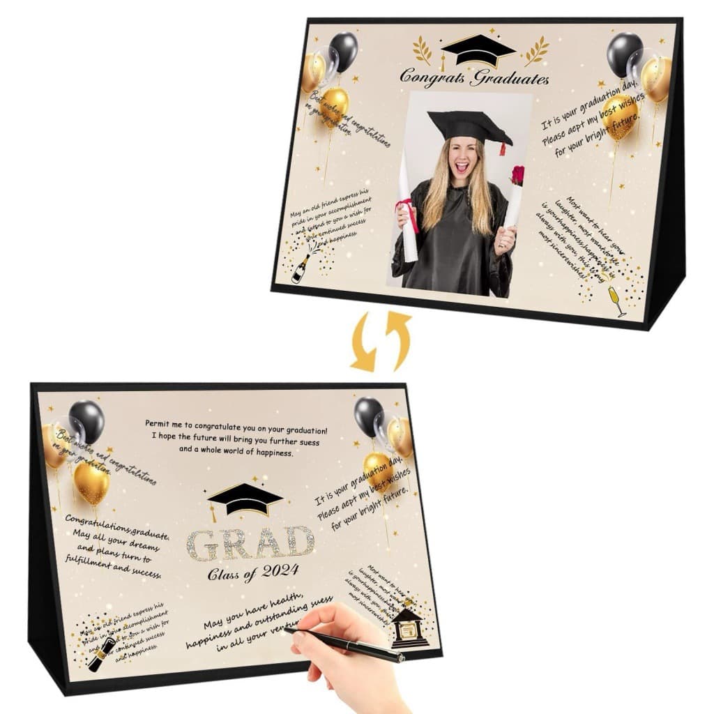 New Graduation Photo Frame Signature Book Graduation Season Sign-in Guestbook Souvenir Cross-border Hot Seller